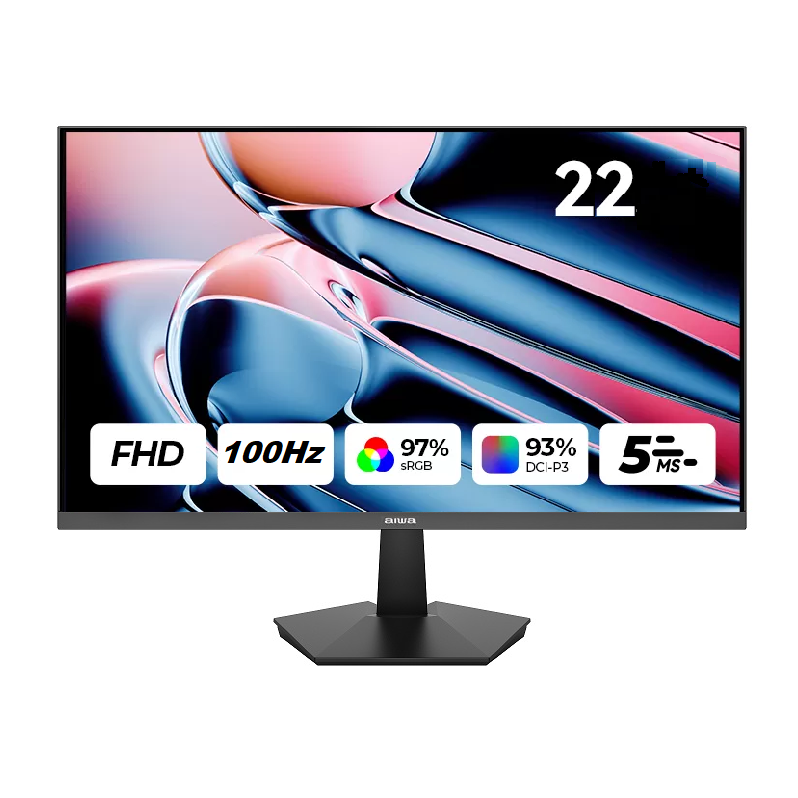 AiWA 22 inch Bezel less FHD IPS LED monitor